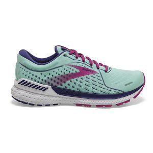 Brooks Adrenaline GTS 21 Road Running Shoes - Womens, Navy/Blue/Fuchsia | IE-YLN780652